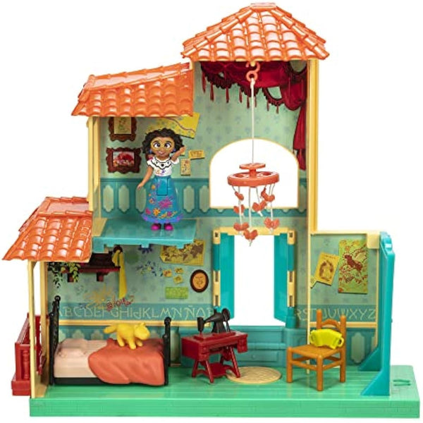 Disney Encanto Mirabel Bedroom Playset, Interactive Playset Includes Step and Surprise Feature, Singing Bed and 5 Accessories For Added Play, Mirabel Doll Included!