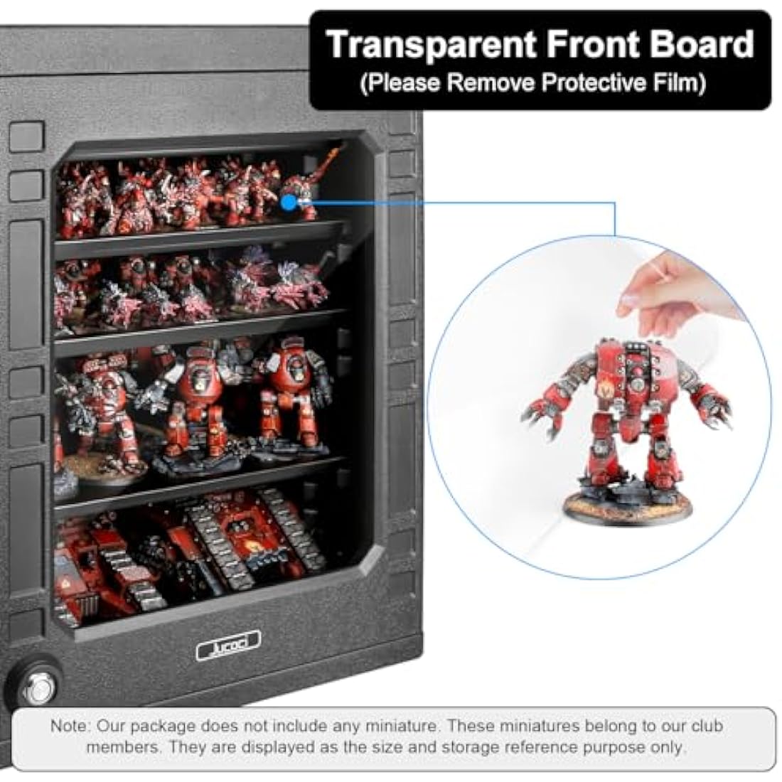 Jucoci Miniatures Storage Case Miniatures Transport Case (Medium Size)