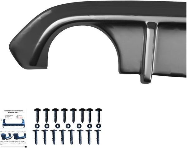 Oneway Rear Diffuser compatible with BMW 3-Series G20/G21 2018-2022 - Gloss black