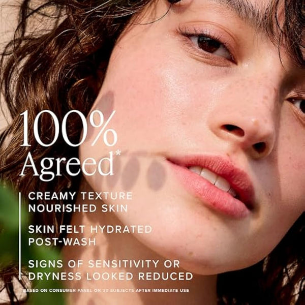 Farmacy Gentle Creamy Face Cleanser - Hydrating Facial Cleanser to Nourish + Help Remove Makeup + Impurities - Enriched with Aloe + Moringa Oil to Soothe, Purify + Refresh Skin - 150ml