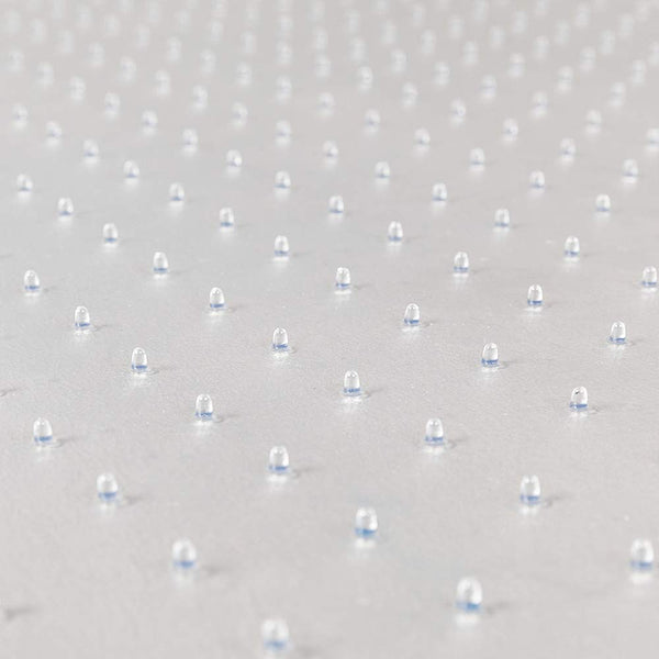 Kuyal Carpet Chair Mat, 48" x 36" PVC Home Office Desk Chair Mat for Floor Protection, Clear, Studded, BPA Free Matte Anti-Slip