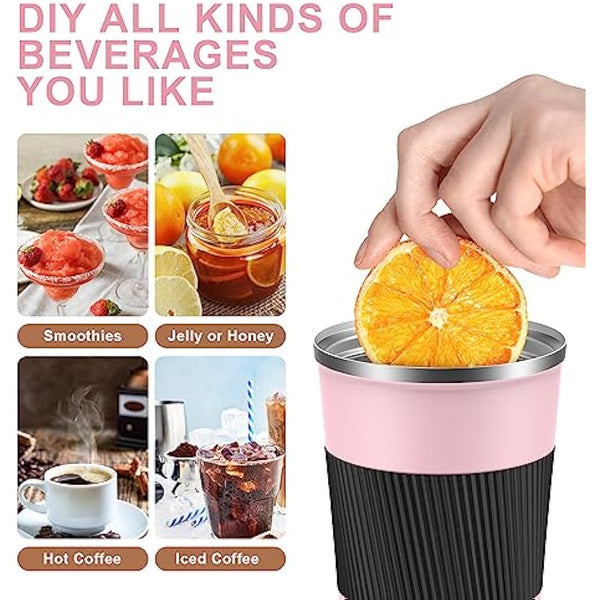 CS COSDDI Travel Mugs, Insulated Coffee Cup with Leakproof Lid - Reusable Coffee Cups Travel - Car Coffee Cup - Stainless Steel Coffee Mug for Hot and Cold Water and Tea, 380ml