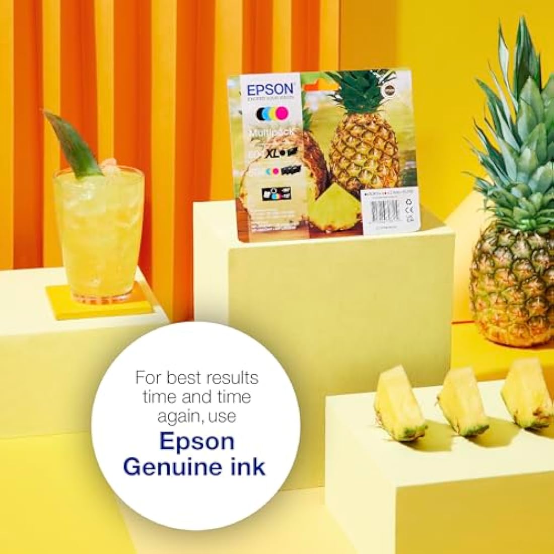 Epson 604 Pineapple, Genuine Multipack, 4-colours Ink Cartridges