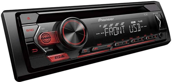 Pioneer DEH-S720DAB 1-DIN CD Tuner with DAB/DAB+, Bluetooth, multi colour illumination, USB, Spotify, Pioneer Smart Sync App and compatible with Apple and Android devices.