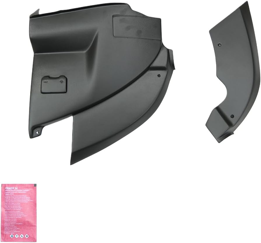 Oneway Battery & Head light cover compatible with Volkswagen Transporter T5.1 2010-2015 - Matt black