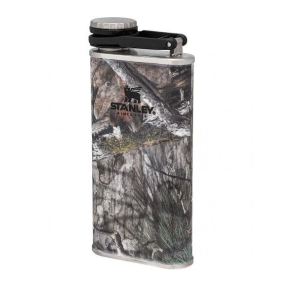 Stanley Classic Wide Mouth Flask 0.23L with Never-Lose Cap - Wide Mouth Stainless Steel Hip Flask for Easy Filling & Pouring - BPA-Free Leakproof Flask Alcohol