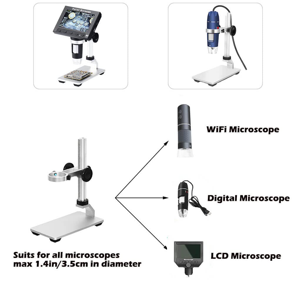 Ninyoon 2K USB Digital Microscope for Android PC, 40-1000X Microscope Super HD Endoscope Magnifier Camera Compatible with Android Cellphone and Tablet Windows Mac Chrome Linux - Not for iPhone/iPad