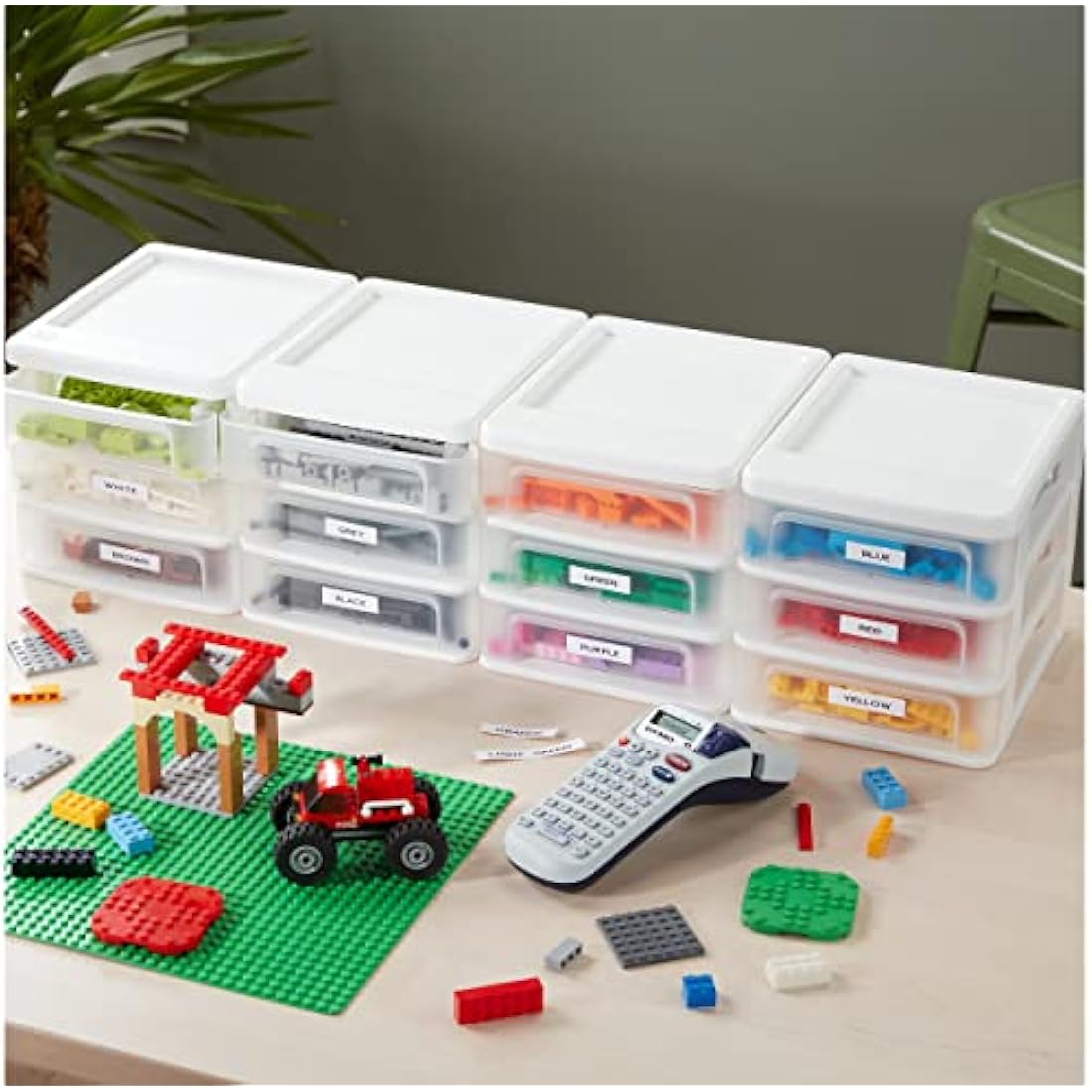 Dymo LetraTag XR Handheld Label Maker | ABC Keyboard Home Label Printer with Easy-to-Use LCD Screen | Grey