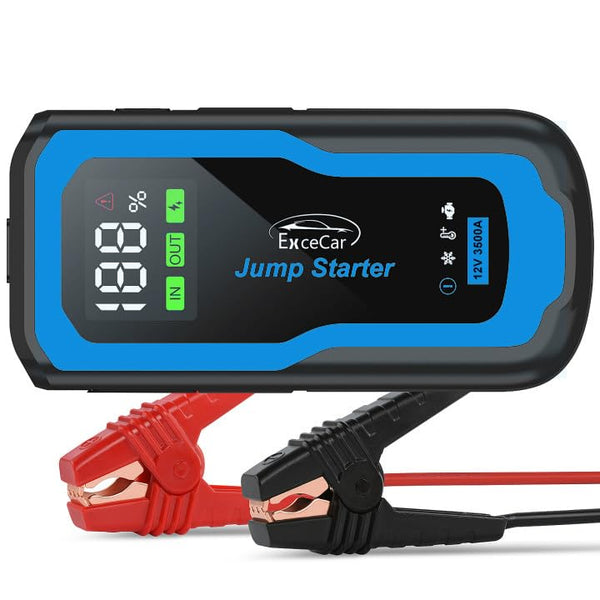 lifBetter 3500A Portable Jump Starter Power Pack, 12V Car Battery Booster Jump Starter Power Pack(Up to 10.0L Petrol and 6.5L Diesel Engines) with LCD Screen, 3 modes LED Flashlight (3500A)