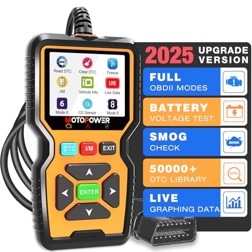 MOTOPOWER MP69038 Car OBD2 Scanner Code Reader Engine Fault Code Reader Scanner CAN Diagnostic Scan Tool - Elite Edition
