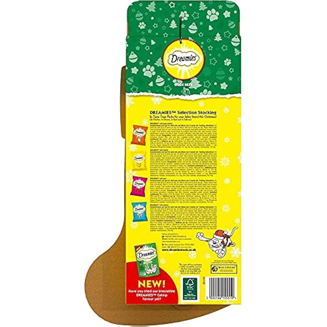 Dreamies Christmas Stocking Cat Treats 130G