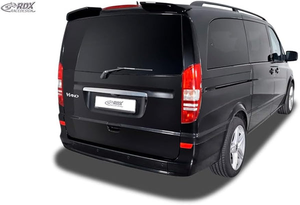RDX Racedesign Roof spoiler compatible with Mercedes Vito V639 & Viano W639 2003-2014 (with rear hatch) (PUR-IHS)