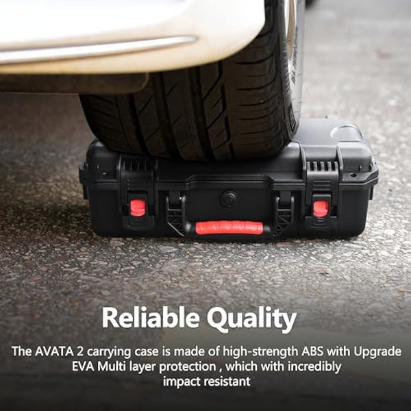 STARTRC Avata 2 Case,Waterproof Carrying Hard Case for DJI Avata 2 Fly More Combo with DJI Goggles 3/RC Motion 3/FPV Remote Controller 3,Battery Charging Hub,FPV Drone Accessories