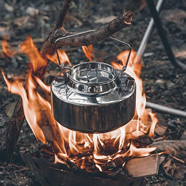 Fire Maple Antarcti Pot Kettle Series | Portable Durable Bushcraft Gear | SUS304 Stainless Steel (Antarcti 1.5L Kettle)