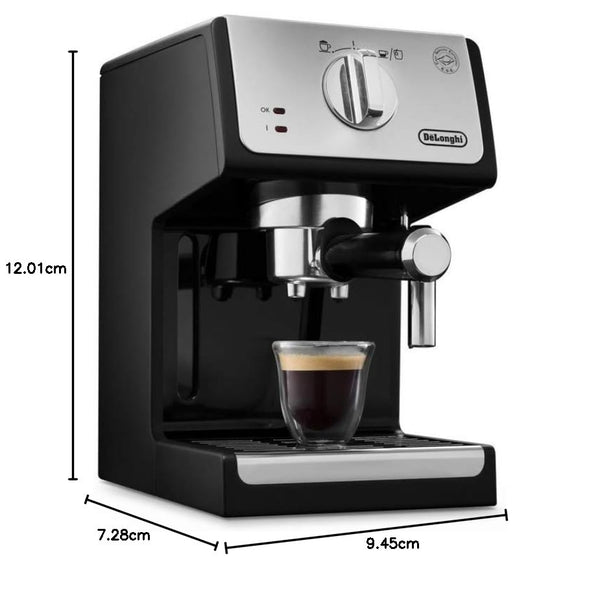 De'Longhi ECP35.31Traditional Barista Pump Espresso Machine, Coffee and Cappuccino Maker, Black