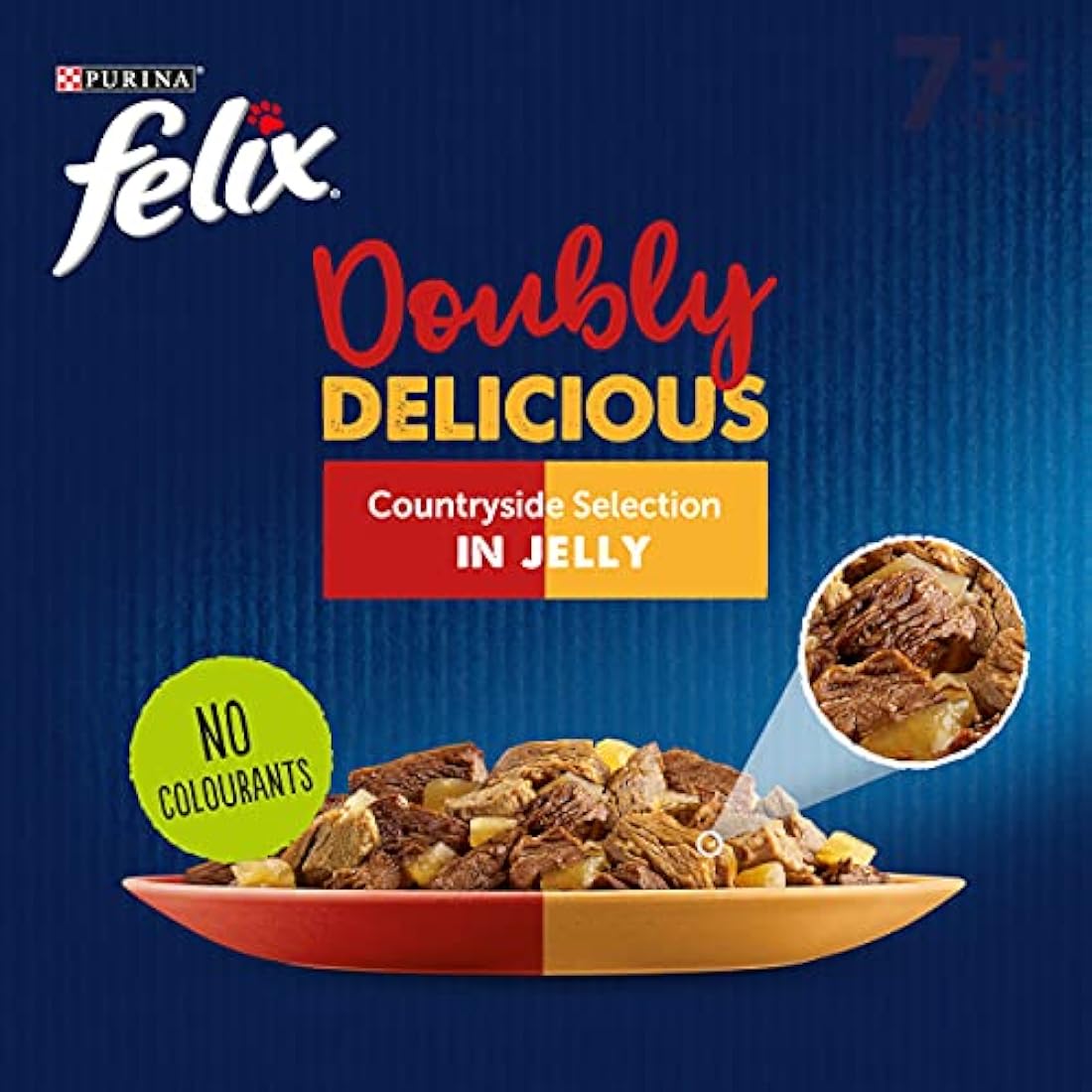FELIX Doubly Delicious Meat Selection in Jelly Wet Cat Food 120x100g