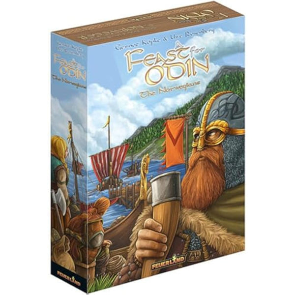 Feuerland Spiele, A Feast for Odin: The Norwegians, Board Game Expansion, Ages 14+, 1-4 Players, 30-120 Minutes Playing Time