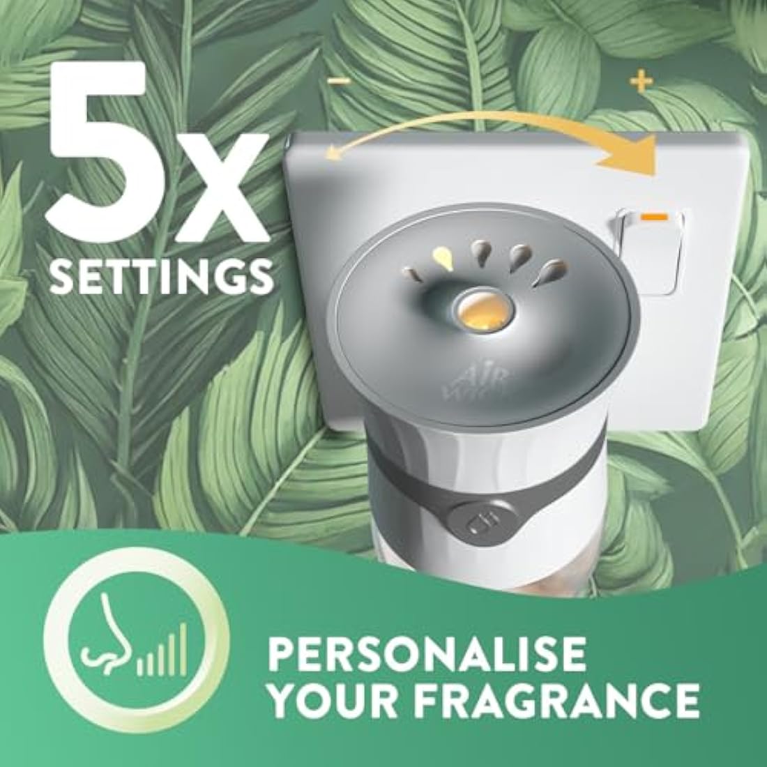 Air Wick Plug in Diffuser Refill, White Vanilla Bean, Pack 6 x 19ml, Long Lasting Fragrance, Lasts up to 600 days, Packaging may vary