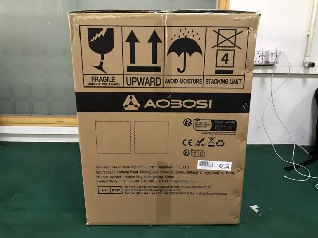 AAOBOSI Compressor Camping Fridge 95L, Car Fridge Dual Zone with 12/24V DC and 100-240V AC, -20°C to 20°C Portable Freezer for Car, Campervan, Lorry, Truck, Boat