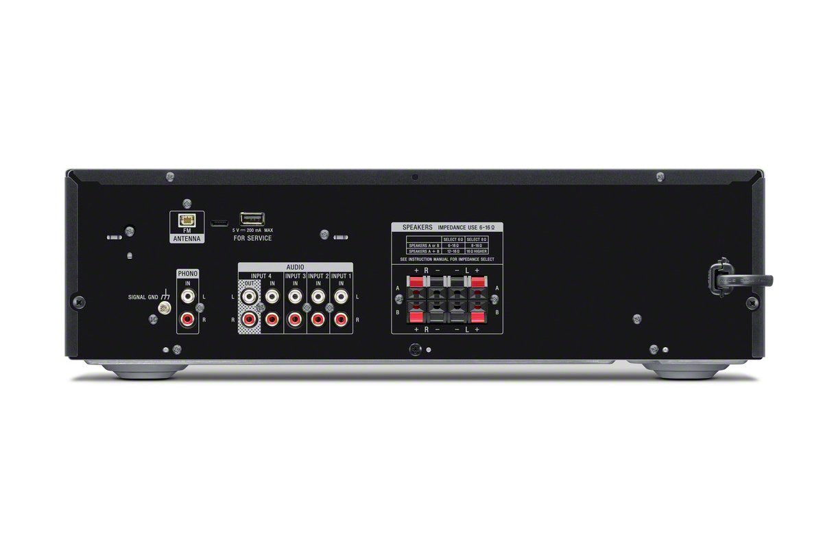 Sony STRDH190.CEK 2 Channel Amplifier with Phone Input and Bluetooth - Black