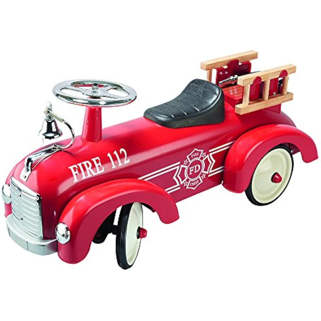 Goki Ride-On Vehicle Fire Brigade, Red