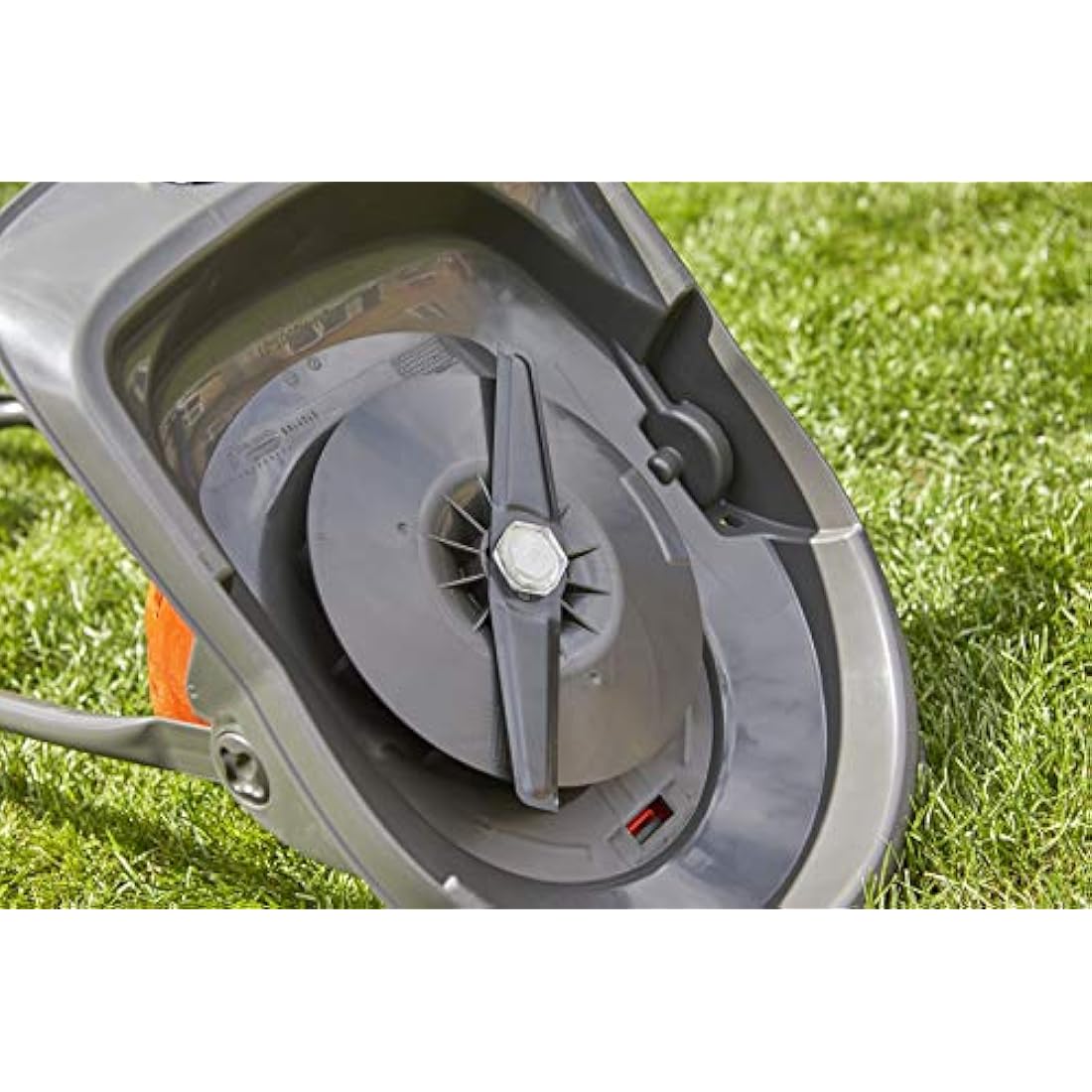 Flymo Turbo Lite 250 Electric Hover Lawn Mower – 1400 W, 25 cm Cutting Width, Ambidextrous Handles, Folds Flat, Orange