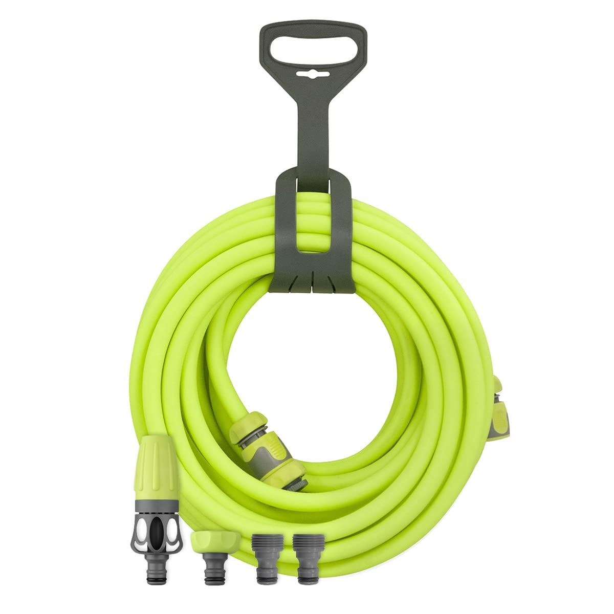 Flexzilla Garden Hose Kit with Quick Connect Attachements, 1/2 in. x 50 ft., Heavy Duty, Lightweight, Drinking Water Safe - HFZG12050QN