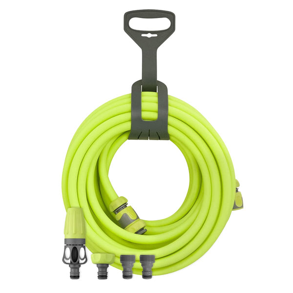 Flexzilla Garden Hose Kit with Quick Connect Attachements, 1/2 in. x 50 ft., Heavy Duty, Lightweight, Drinking Water Safe - HFZG12050QN