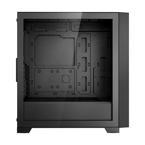 PCCOOLER CPS C3T500 AIRFLOW Mid-Tower ATX/M-ATX/ITX Case, Pre-installed 6 120mm PWM ARGB Fans,Column-Free Design,270° Full View Tempered Glass,360MM Radiator&400MM GPU Support,Easy Installation,WH