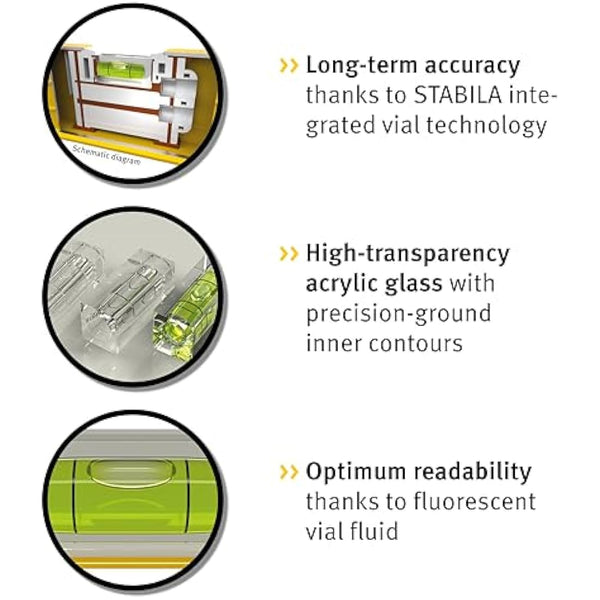 80 AS Spirit Level 2 Vial 19166 80cm