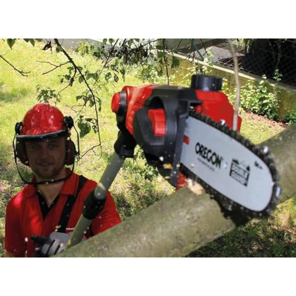 Einhell Power X-Change 18V Cordless Multifunctional Garden Tool - 2-in-1 Long Reach Hedge Trimmer And Mini Chainsaw / Pruning Saw - GE-HC 18 Li T Solo Pole Hedge Trimmer (Battery Not Included)