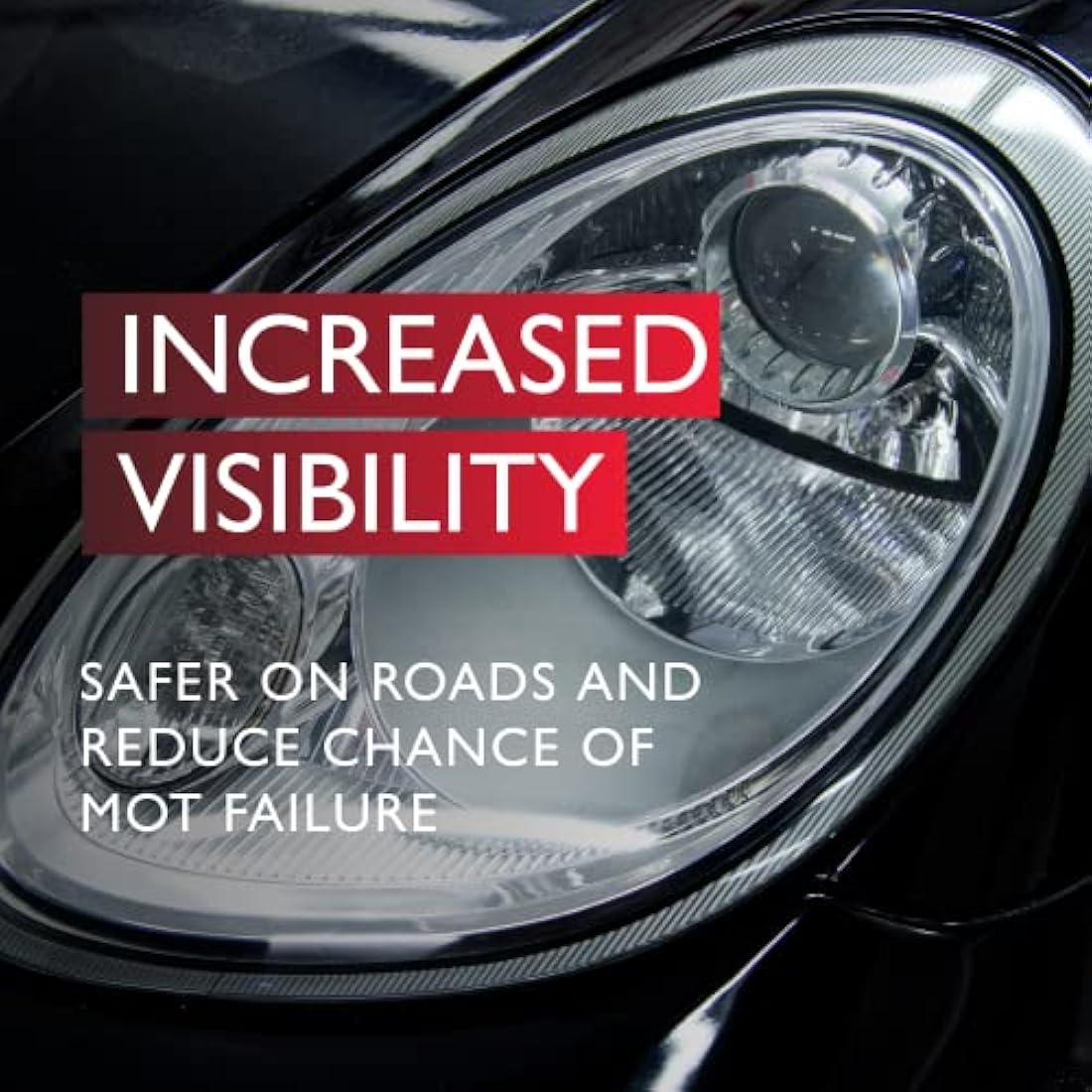 Autoglym Headlight Restoration Complete Kit, Quickly Restore Cloudy And Discoloured Headlights, Designed For Use With An Electric Drill, Includes Sanding Discs, Restoring Compound And Microfibre Cloth