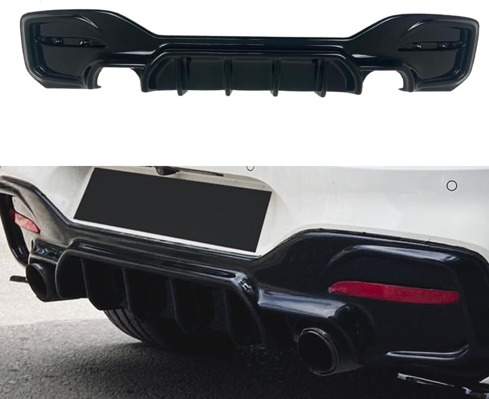 Rear Valance Diffuser compatible with BMW 1 Series F20 / F21 M-Power Facelift 2015-2019