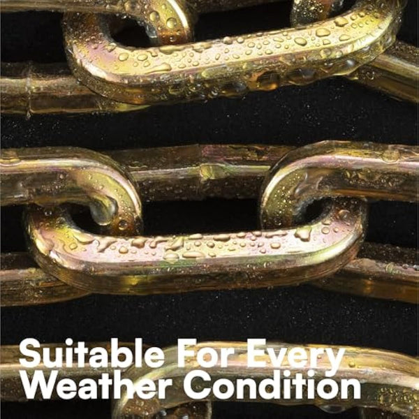 H&S Heavy Duty Motorbike Lock with Padlock - Anti-Theft Thick 10mm x 1.2m Bike Locks High Security Chain - Bicycle Motorcycle Lock and Padlock with Scratch-Proof Nylon Sleeve