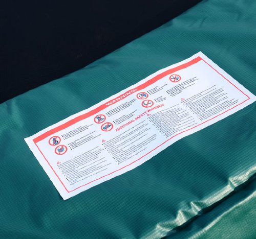 Greenbay Trampoline Replacement Safety Spring Cover Padding Pad + Safety Net Enclosure Surround 8FT Green