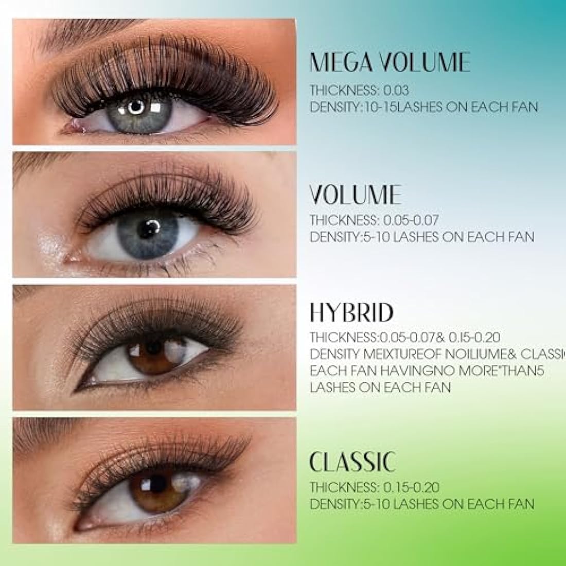 Easy Fan Lash Extensions 0.07mm 15mm D curl Russian Volume Noir Lashes Tray Automatic Flowering Blooming Self Fanning Lashes 3D 4D 5D 6D 8D Long Individual Eyelashes Gemerry Lashes(0.07-d curl-15mm)