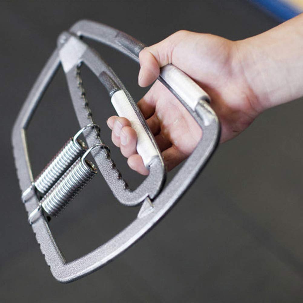 Professional Hand Grip Strengthener 200lbs-1200lbs, No Slip Metal Adjustable Heavy-Duty Finger Stretcher with Carry Bag,Weighted Great Wrist & Forearm