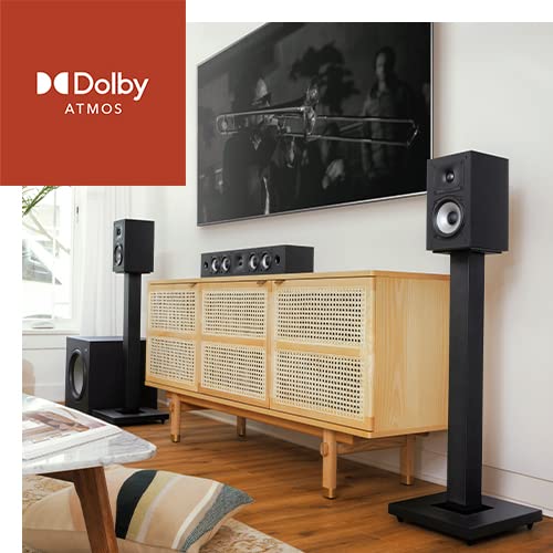 Polk Audio Polk Monitor MXT60 Compact Tower Speaker, HiFi and Home Cinema Speaker, Hi-Res Certified, Dolby Atmos and DTS:X Compatible (1 piece)