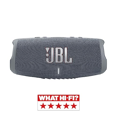 JBL Charge 5 Portable Bluetooth Speaker with Deep Bass, IP67 Waterproof and Dustproof, 20 Hours of Playtime, Built-In Powerbank, Black