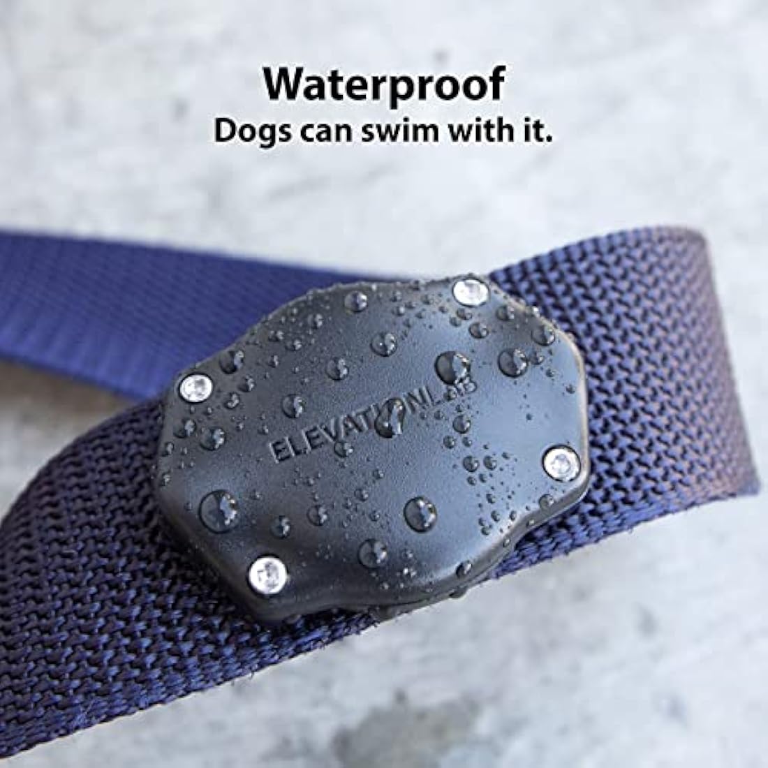 TagVault™ AirTag Dog Collar Mount (4 Pack) - IP68 Waterproof, Doesn't Dangle, Fits All Width Collars | Elevation Lab