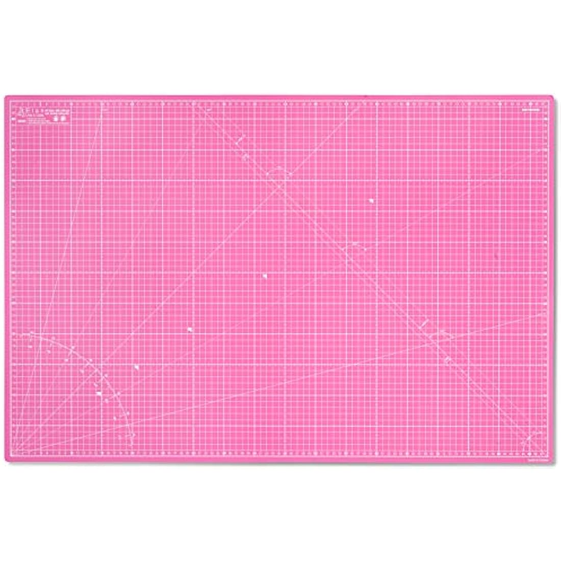 Elan A1 Cutting Mat Pink and Purple, 5-Ply Hobby Board for Crafts 90X60 CM, Large Self Healing Cutting Mat A1, Large Craft Board for Sewing