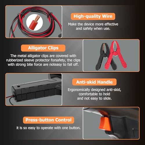 VKALTUL Timing Light,12V Strobe Timing Light Gun,Automotive Ignition Engine Timing Light for Cars Motorcycle Automotive