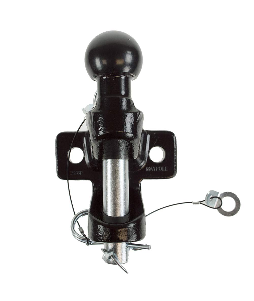 BITS4REASONS - NEW MODEL MAYPOLE MP87 50MM BALL AND PIN HITCH - BLACK TOWBALL…