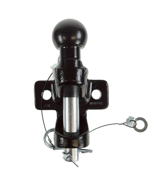 BITS4REASONS - NEW MODEL MAYPOLE MP87 50MM BALL AND PIN HITCH - BLACK TOWBALL…