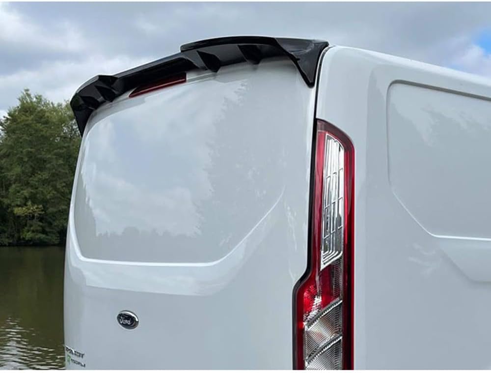 Motordrome Roof spoiler compatible with Ford Transit Custom 2012-2018 & FL 2018- (with tail gate) (PU)