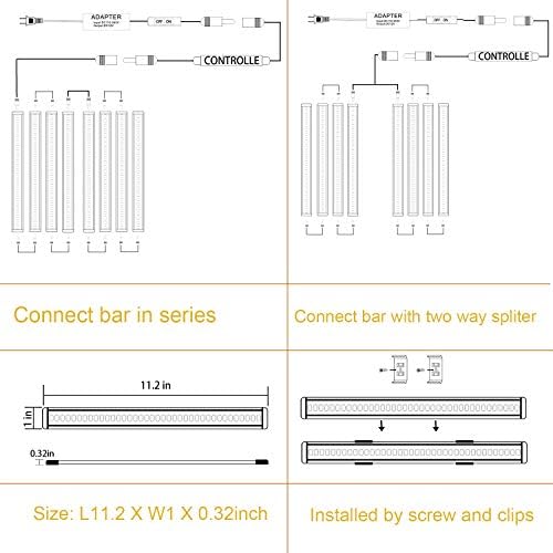 AlBOO Under Cabinet Kitchen Lights Wired LED Daylight White 6000K Dimmable 8 Pack,28cm Under Cupboard Kitchen Lights 24V Plug in with Mains,Ultra Thin Under Couter Light Display Lighting for Cabinet