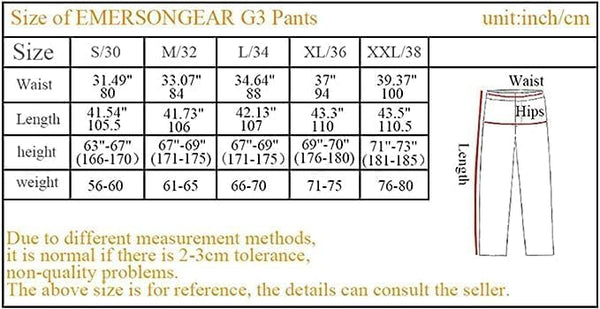 EMERSONGEAR Gen3 Paintball Pants with Knee Pads,Military Combat Trousers Army Airsoft Combat BDU Pants Shirts, Pants, Ranger Green