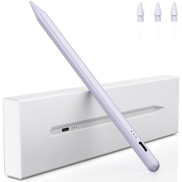 Variglas Pencil for iPad - 2018-2025 15 Minutes Fast Charging, Palm Rejection,Tilt Sensitivity, Stylus Pen Compatible with iPad Pro 11"/12.9"/13", 11/10/9/8/7/6th Gen, Air 3-6, Mini 5/6