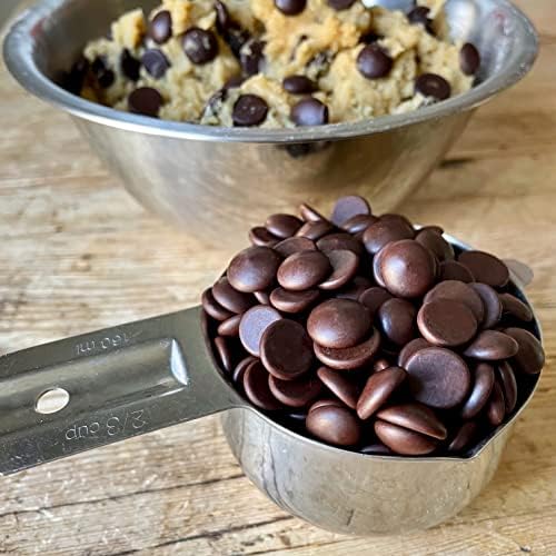 Nibble Simply 1kg Divinely Dark Madagascan Chocolate Chips, 81% Cocoa Mass - Single Origin - Vegan - No Refined Sugar