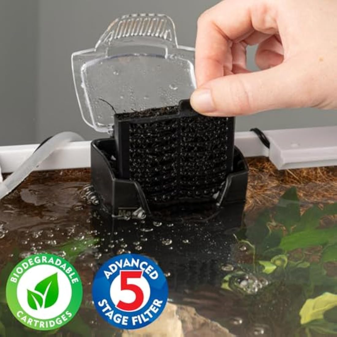 Interpet 3 Month Service Pack for the Interpet Internal Cartridge Filter BIO CF Mini (3 x Front Coir Tech Cartridge, 3 x Back Coir Tech Cartridge)